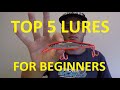 TOP 5 LURES for beginners!! - How to get started with lure fishing (part 2)