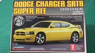 LINDBERG 1/24 Dodge Charger SRT8 Super Bee 2007 Review Deixe nos co...
