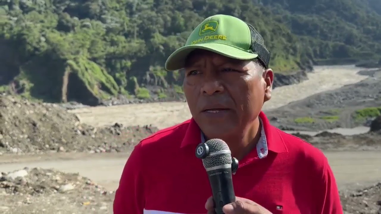 PREFECTURA AVANZA EN  CONSTRUCCIÓN DEL PUENTE EN EL SOCAVÓN DEL RÍO LOCO, ACCESO VÍAL PARA SUCUMBÍOS