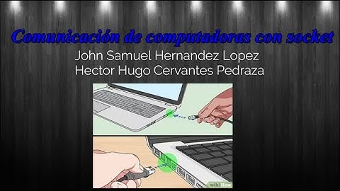 Comunicación de dos computadoras con socket ( Lenguaje de programación Java).