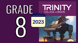 TRINITY Grade 8 Piano 2023 - Piano Exam Pieces from 2023