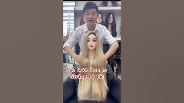 Tóc giả siêu da làm từ tóc thật #wigs #tocdai #tócgiả  #hairstyle #tocgiasieudadau #trungtocgia