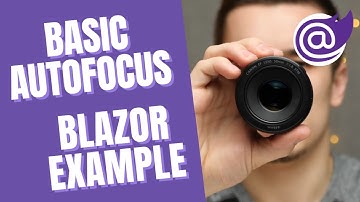 Blazor : Basic HTML Tag Auto Focus Example