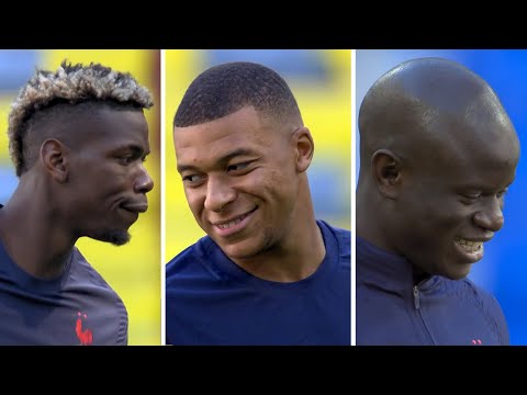 France Players Train Ahead Of Germany Clash - France v Germany - Euro 2020