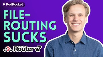React Router and why file-routing sucks | Brooks Lybrand | PodRocket