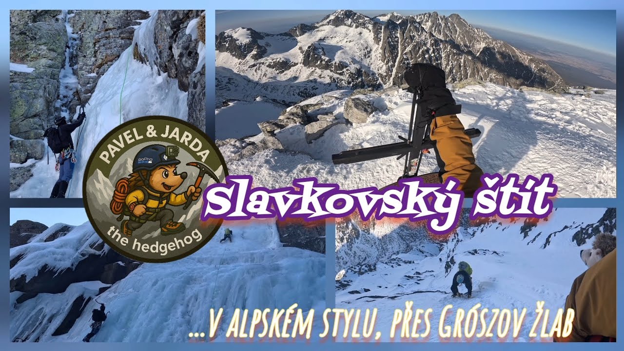 Vysoké Tatry- Slavkovský štít - přes Grószov žlab a Grószovy lady