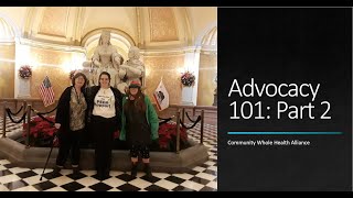 Advocacy 101 Part 2 CWHA