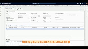 E-Invoice Solution  (InvoiceNow) for Microsoft Dynamics 365 Finance & Supply Chain Management