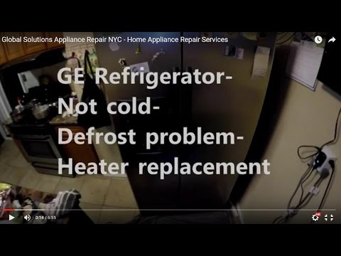 Ge Refrigerator Gsl25 Not Cold Heater Wr51x10055 Youtube