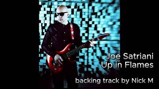 Joe Satriani Up in Flames guitar backing track by Nick M