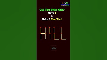 #viralshorts #shorts #trending #matchstick  PUZZLE 99 Move 1 Match Stick & Make a new word