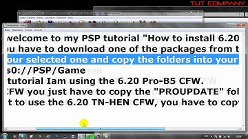 [SLIM] PSP "How to install 6.20 CFW"