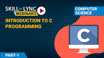 Introduction to C programming (Part - 1) | Computer Science Workshop