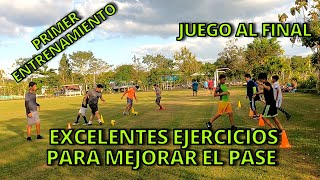 Primer entrenamiento de Zorritos F.C.