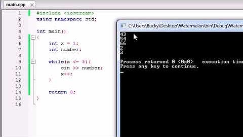 Buckys C++ Programming Tutorials   19   Simple Program Using a Loop