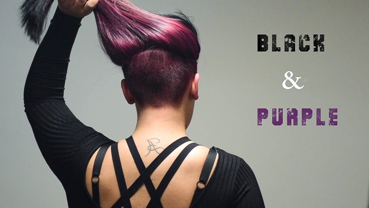 2. How to Dye Your Hair Black and Purple - wide 10
