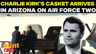 Charlie Kirk News Live: Kirk's Casket Flown to Arizona on Air Force Two as Tributes Pour In