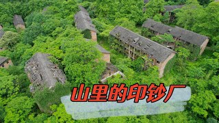 江西大山里被废弃的印钞厂，杂草丛生残垣断壁，人都到哪里去了