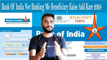 Bank Of India Net Banking Main Beneficiary Add Kayse Karen 2024 Main || BOI beneficiary add 2024 ||