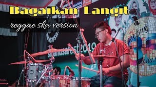 Dhevy Geranium - Bagaikan Langit live at Tulungagung - drum cam