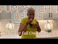 Healthy Fall Crockpot Pumpkin Chili Recipe | Dietitian-Approved Comfort Food