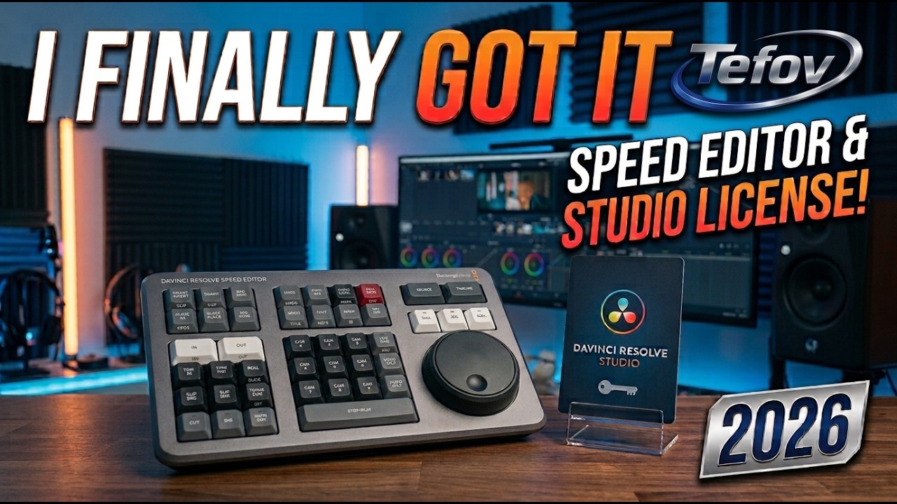 【新品未使用】DaVinci Resolve Speed Editor 本体 DaVinci Resolve Speed Editor & Studio License Unboxing — I Finally