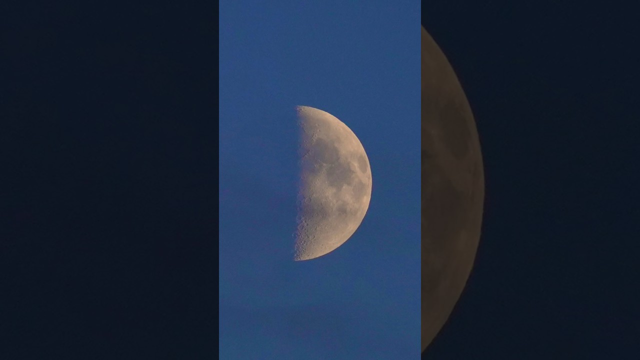 Moon Photography In Daylight