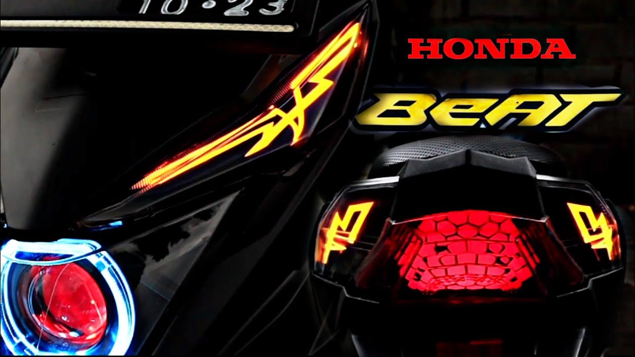 HONDA BEAT STREET FI MODIFIKASI LAMPU YouTube