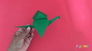 Origami - Figuras de papel - paper figures - Papiroflexia - dinosaurio volador - flying dinosaur