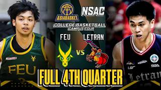FEU vs LETRAN | ASIABASKET NSAC Collage Basketball Campus Tour