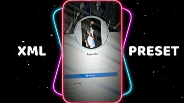 Trending Facebook Profile Xml Preset Alight Motion | Profile Edit Xml Preset | Best Xml Preset |