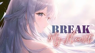 Nightcore - Break My Heart (Lyrics) (NSH ft. Daniella Binyamin)