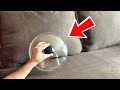 Use the Pot Lid to Clean Your Couch and Carpets in Just a Few Minutes