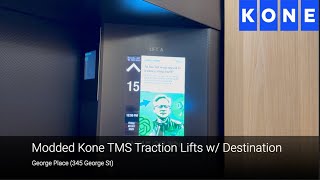 ADVENT DAY 8 | ANOTHER DECENT KAU1 MOD | George Pl | Modded Kone TMS Traction Lifts w/ Destination