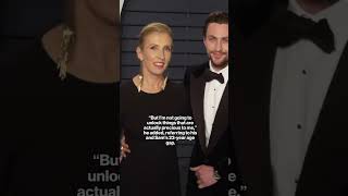 Aaron Taylor-Johnson, 33, addresses 23-year age gap with wife Sam: ‘Nothing to hide’ #shorts