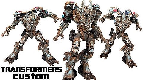Transformers Custom: Dreadbot The Last Knight Deluxe Decepticon TLK Figure Review