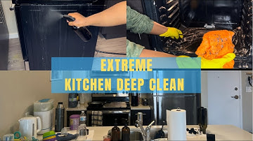 Extreme Kitchen Deep Clean & Declutter| Spring Cleaning 2022