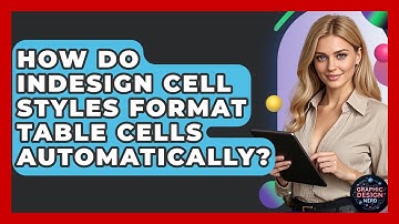 How Do InDesign Cell Styles Format Table Cells Automatically? - Graphic Design Nerd
