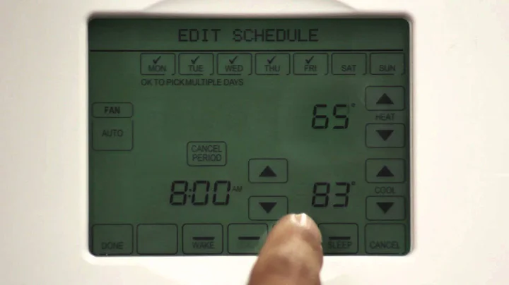 Programmez votre thermostat intelligent pour des économies d'énergie