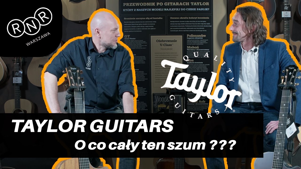 Taylor Guitars -  najbardziej innowacyjny producent gitar akustycznych ostatnich czasów.