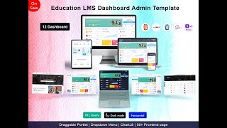 Modern Learning App Template with Interactive UI, Course Management, and Real-Time Analytics screenshot 4