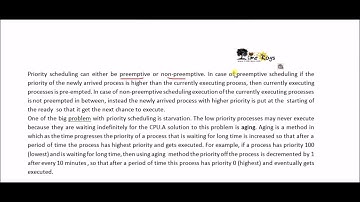 OS - Unit 3 - Part 20 - "Scheduling Algorithm - Priority Scheduling" by Sonali Timerays.