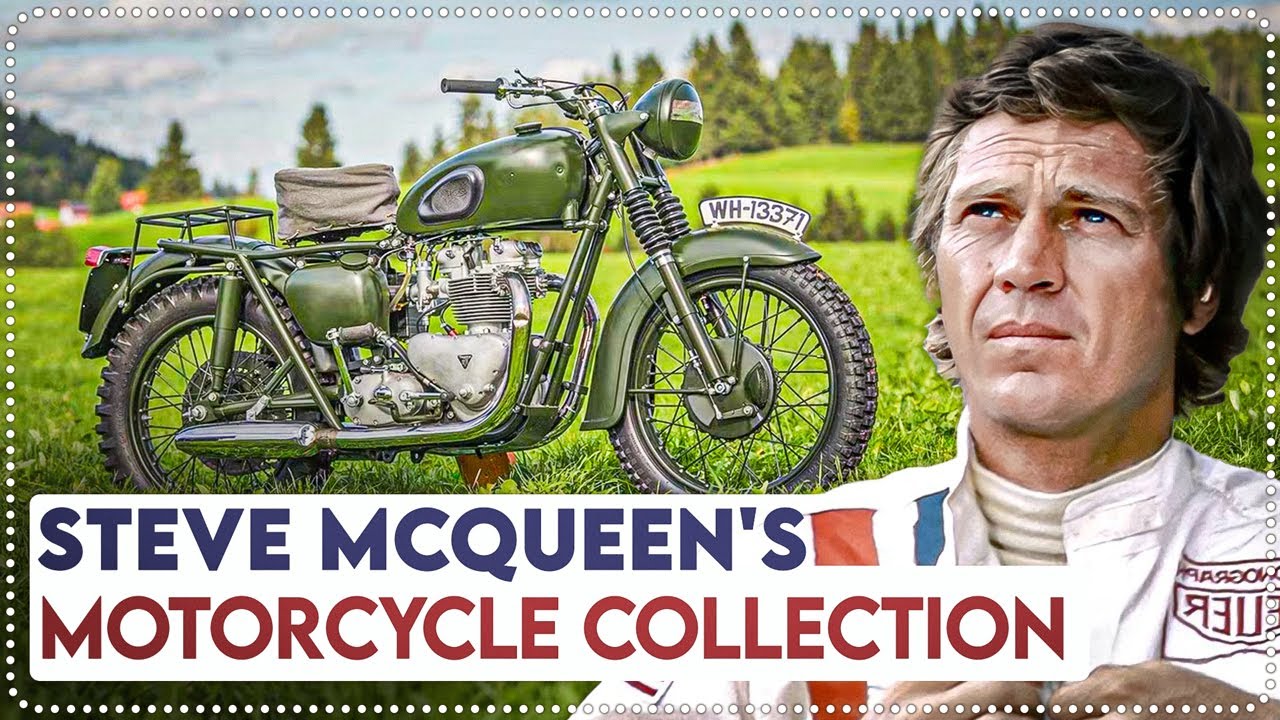 Коллекция мотоциклов Стива Маккуина стоимостью 3 миллиона долларов — объяснение каждой легенды