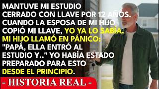 Mi estudio estuvo cerrado 12 años. Mi nuera copió mi llave. Yo ya lo sabía y la esperaba...