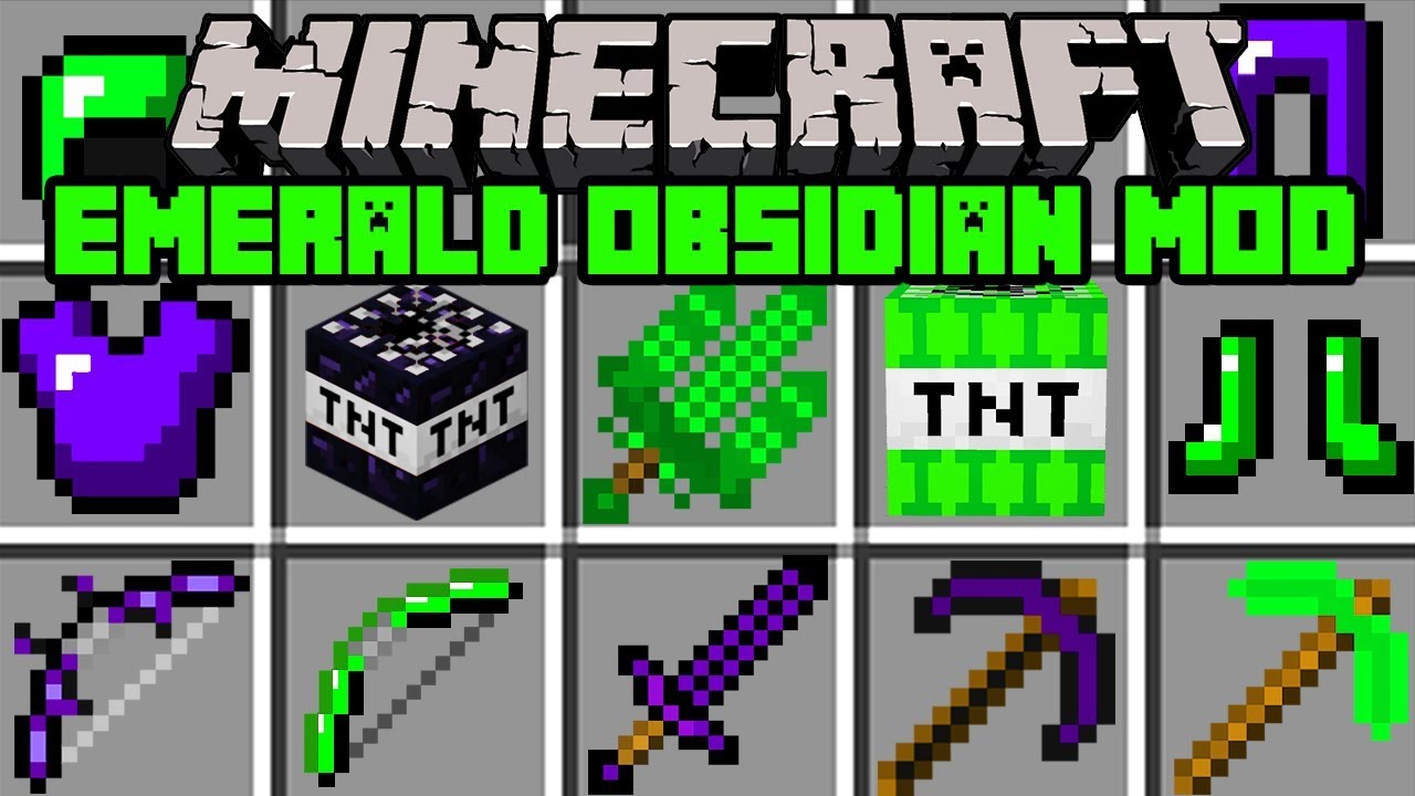 obsidian weapons minecraft