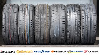 Michelin vs Bridgestone vs Continental vs Goodyear vs Hankook vs Yokohama - What's the BEST Tire?
