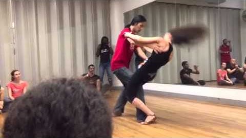 Junyan and Luciana Fall for Zouk 2013