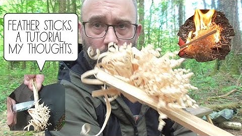 Feather sticks tutorial.