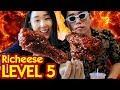 MUKBANG 6 BOX RICHEESE FIRE CHICKEN Lvl 5