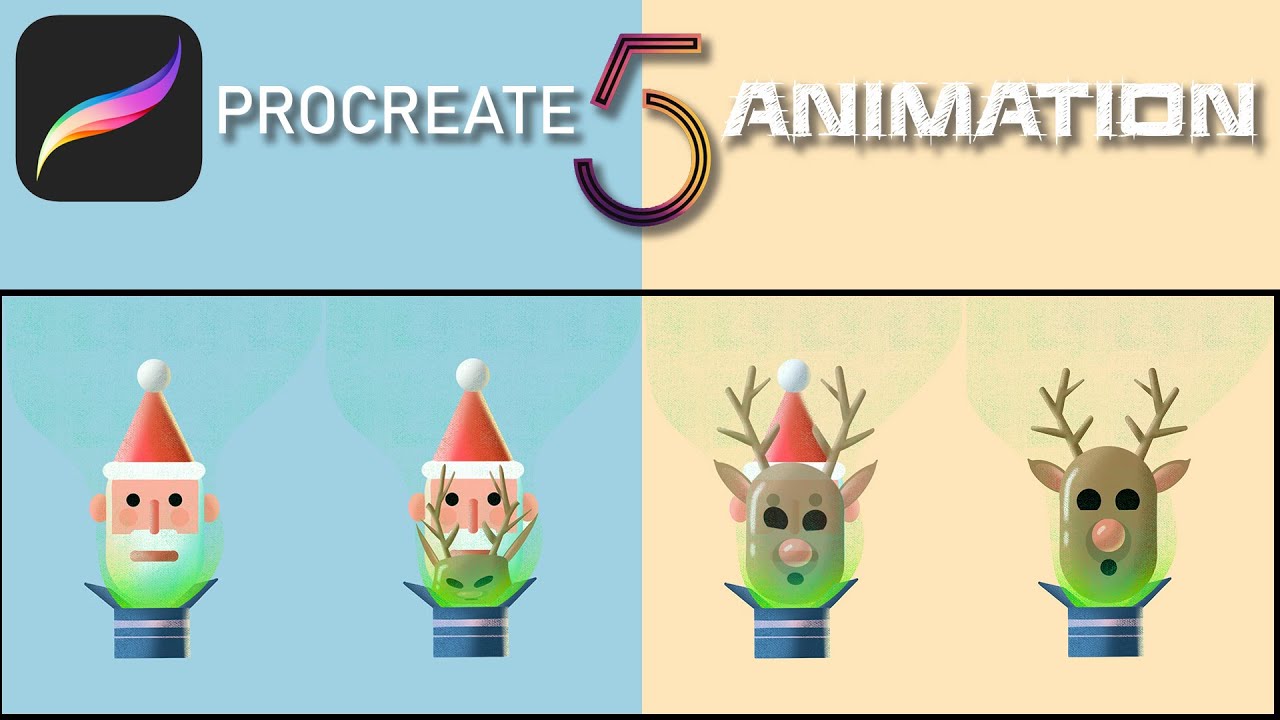 CHRISTMAS MAGIC BOX🎁 ANIMATION IPAD PRO | PROCREATE - YouTube